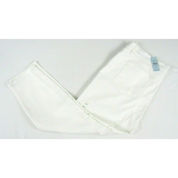 New LOFT Ann Taylor White Skinny Ankle Jeans Women 14P Stretch Mid Rise $69.50 - Picture 1 of 9